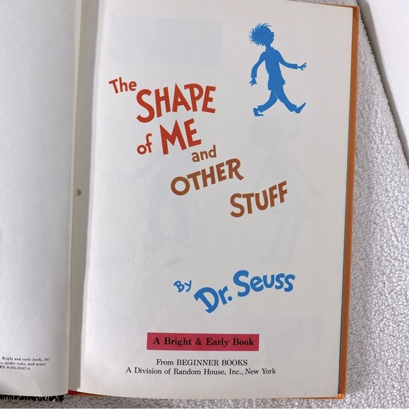 Vintage The Shape of Me and Other Stuff Hardcover Story Book by Dr. Seuss - Picture 6 of 13